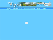 Tablet Screenshot of campingduvignal.com